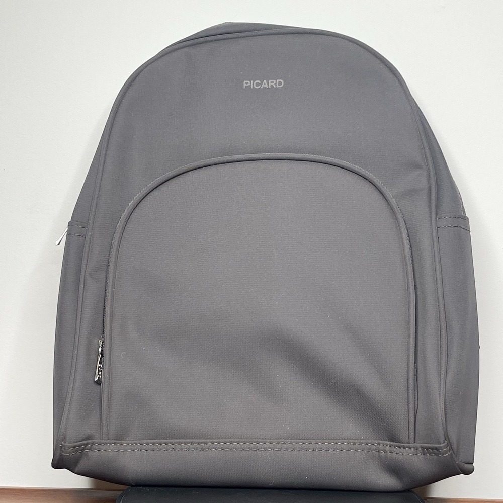 NEW Picard Backpack Medium‎ Dark Brown Leather Womens Casual Work Laptop Bags